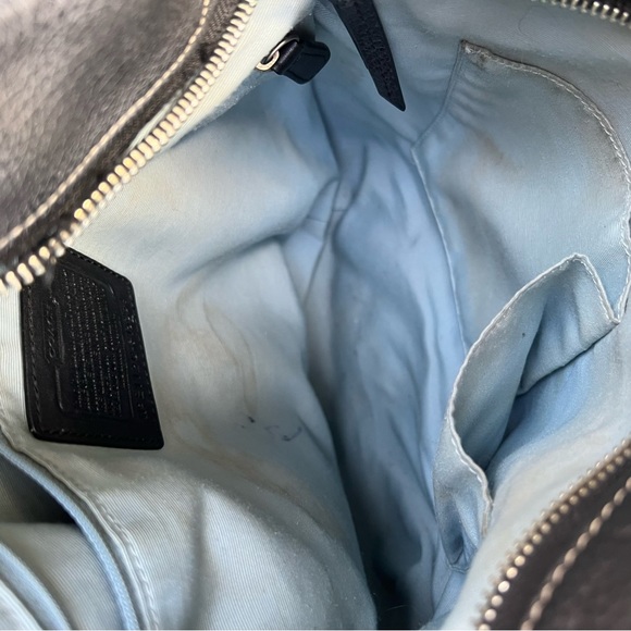 ‼️SOLD‼️Coach Pebble Leather Black Shoulder Bag - Picture 4 of 5